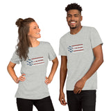 Boston Terrier Flag Short-sleeve unisex t-shirt